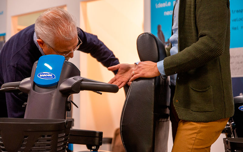 Showroom scooter per disabili