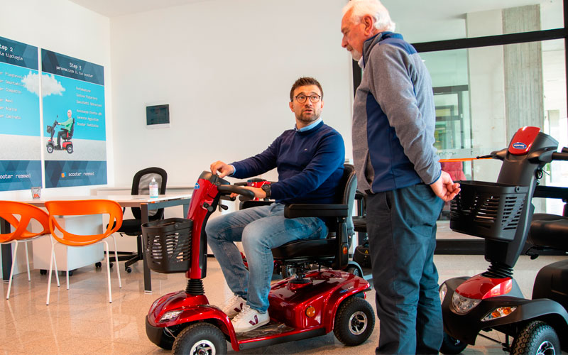 Showroom scooter per disabili