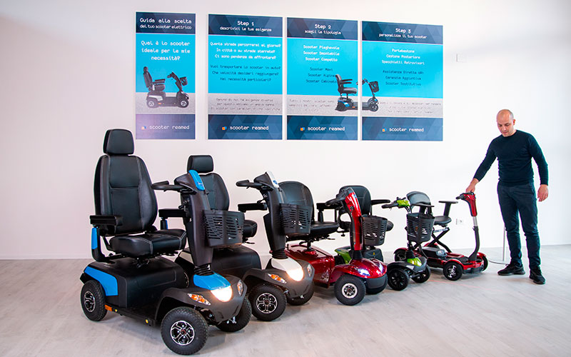 Showroom scooter per disabili