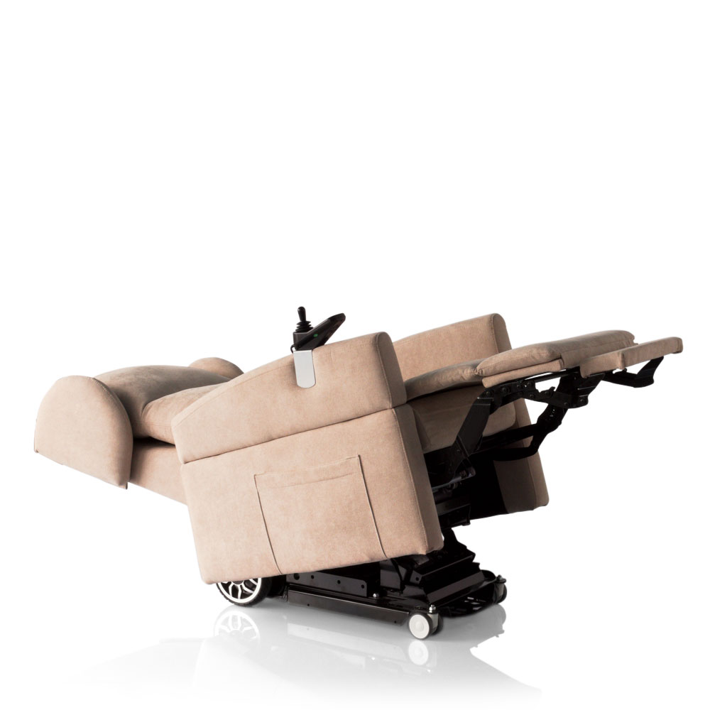 poltrona motorizzata con joystick movi