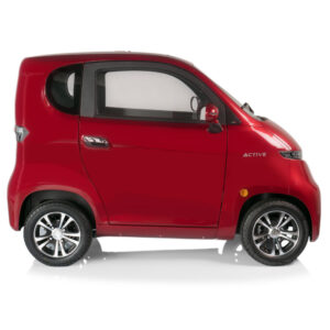 minicar elettrica senza patente active con manubrio