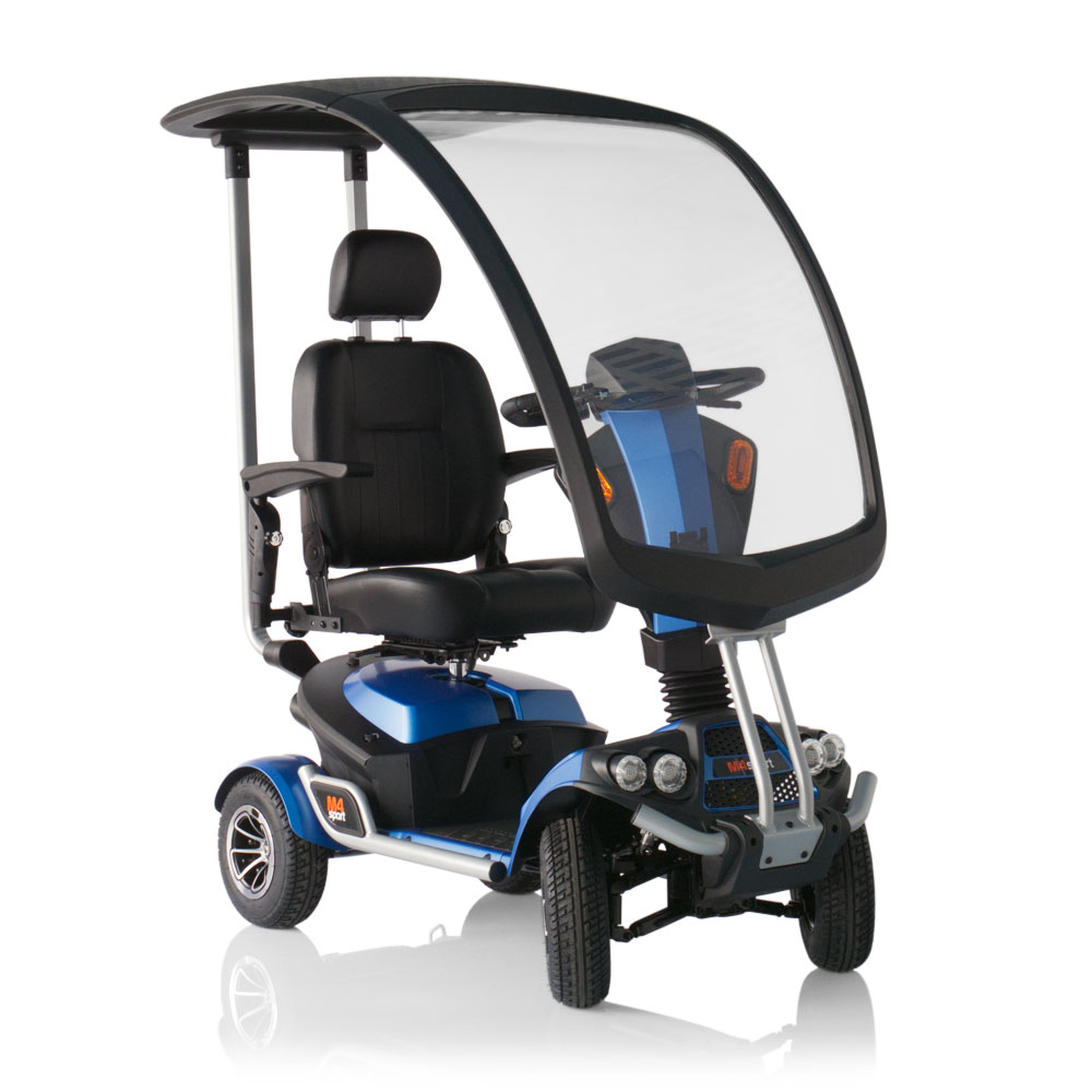 scooter per anziani con cappottina