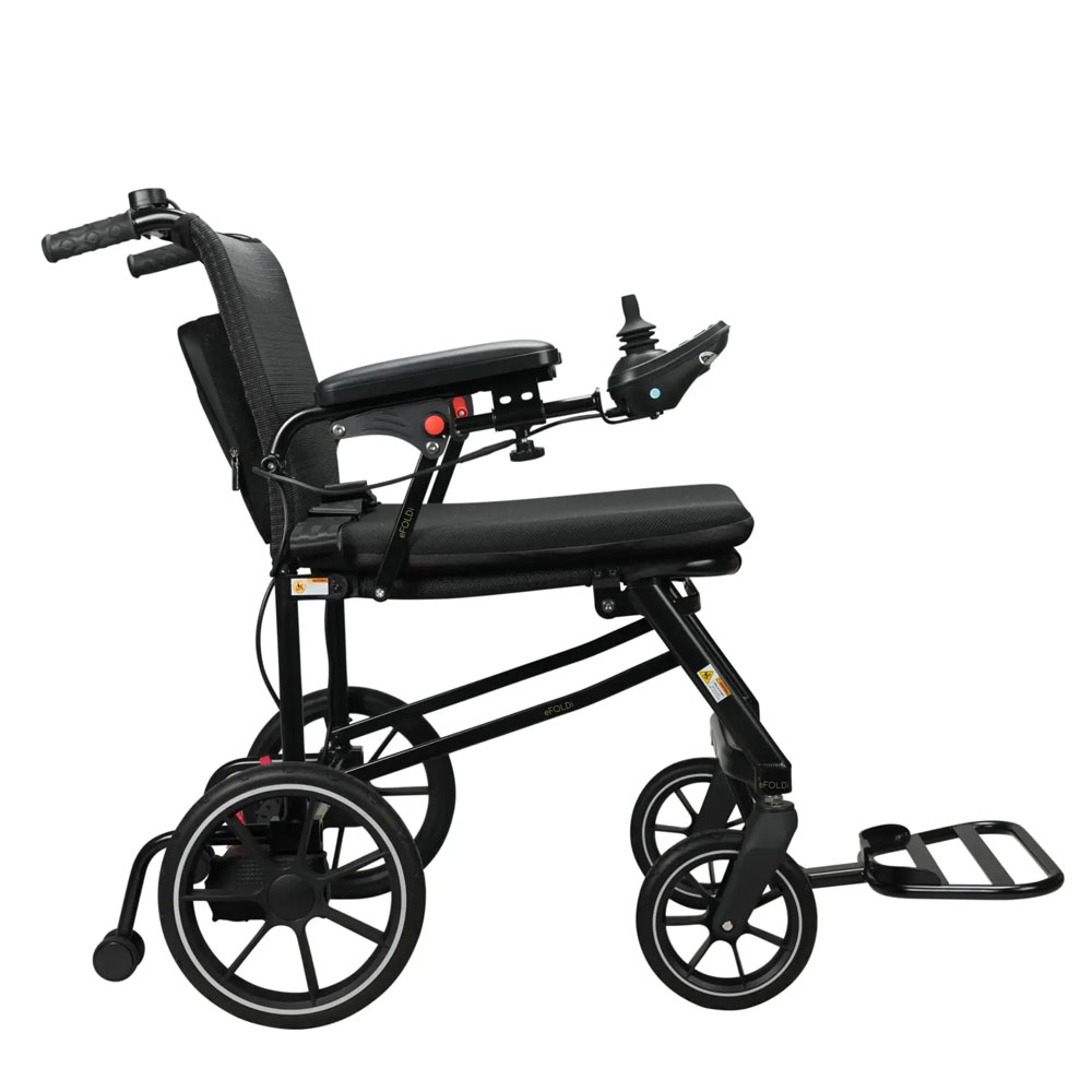 carrozzina elettronica superleggera in magnesio