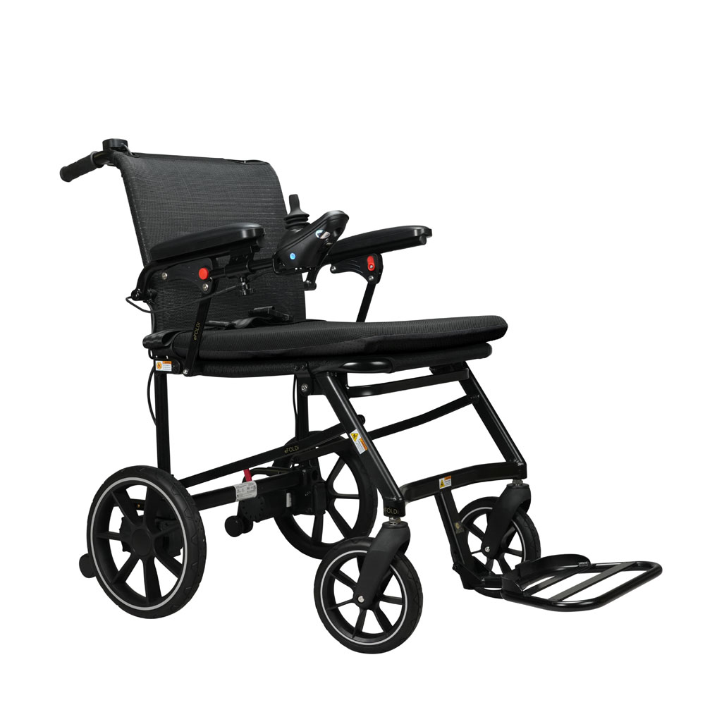 carrozzina elettronica superleggera in magnesio