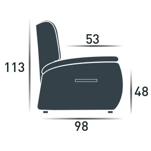 Poltrona relax misure