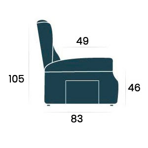 Poltrona relax misure