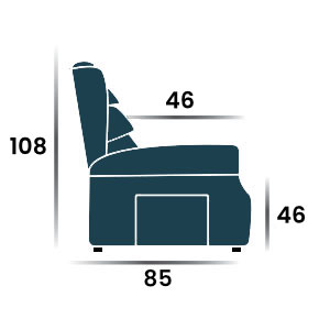Poltrona relax misure