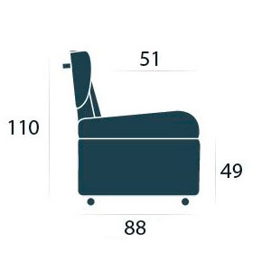 Poltrona relax misure